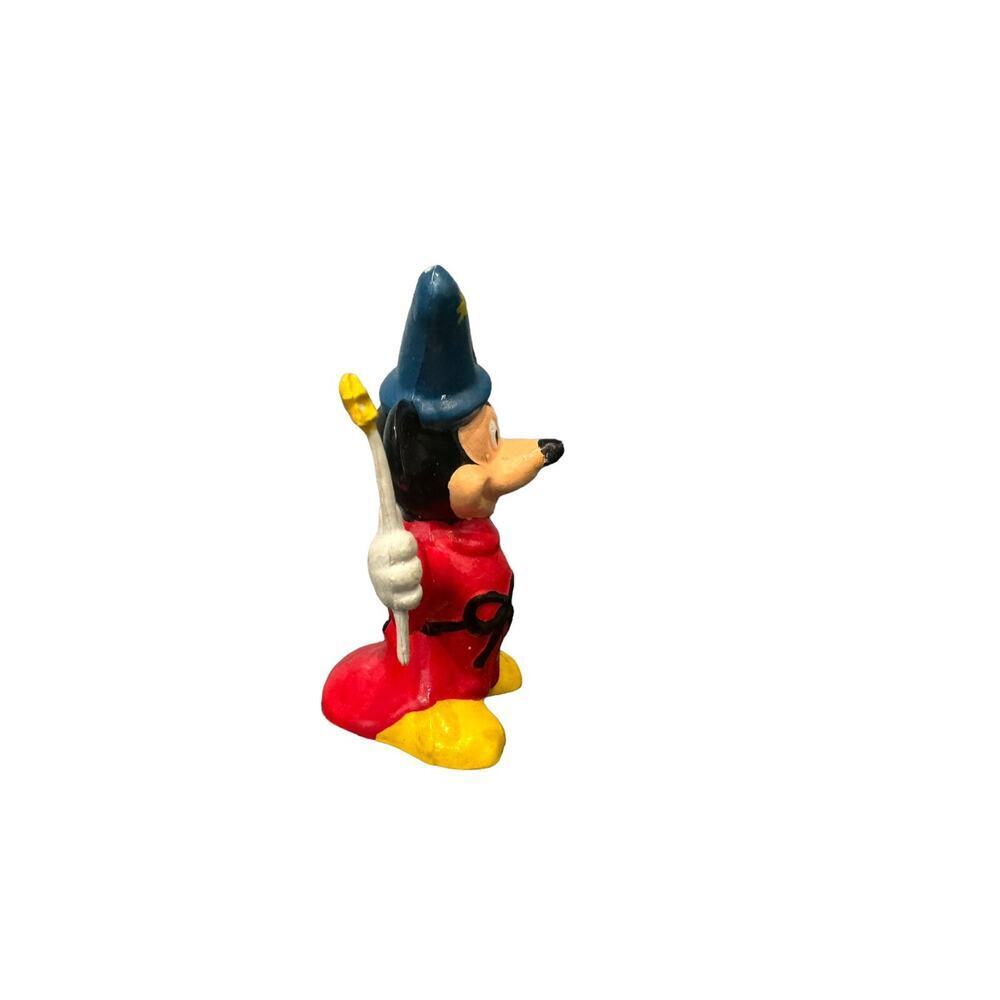 Disney Mickey Mouse Fantasia Wizard Magician w Candle 2" Figure PVC - Picture 4 of 4